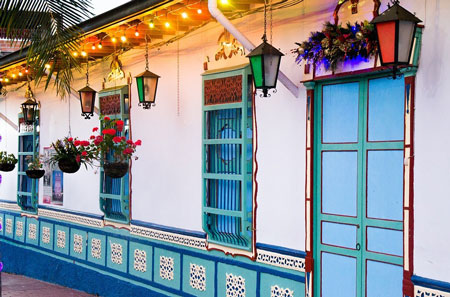 A well-maintained house around Plazoleta de los Zocalos.