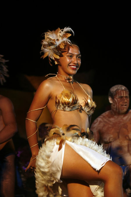 A photo of a woman dancing during one of the festivals in Medellin